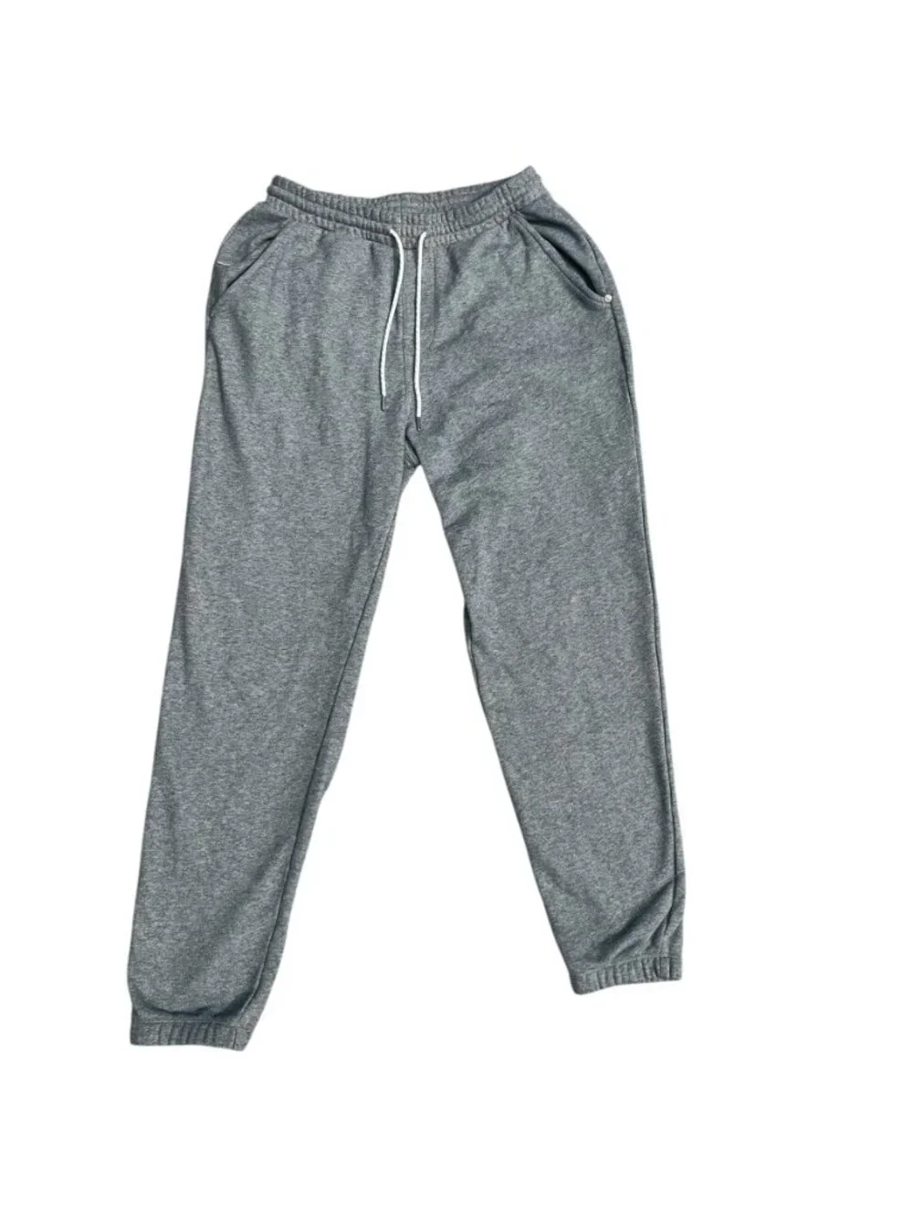 Vuori Men's Heather Grey Fleece Jogger Sweatpants M 🏃‍♂️